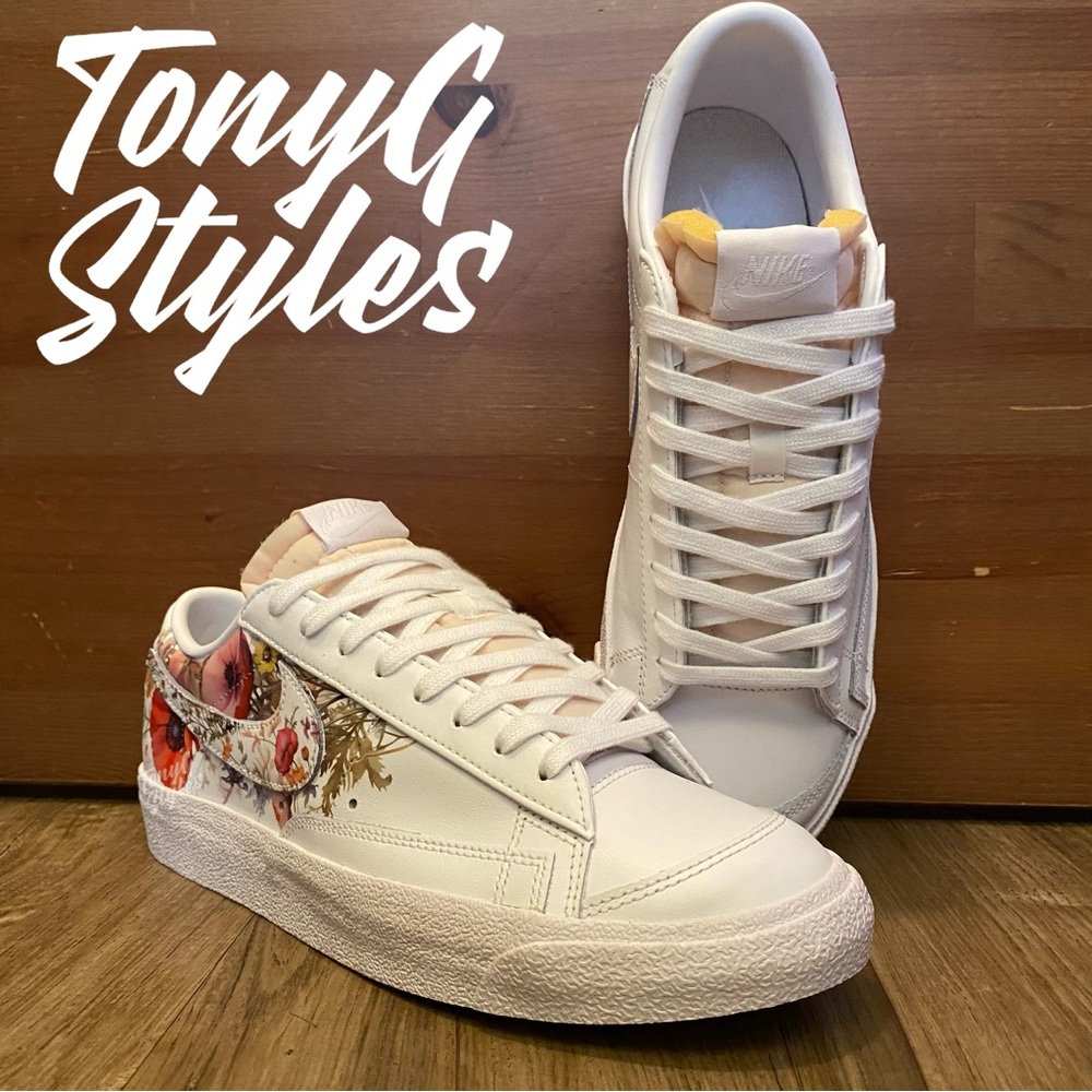💐NEW💐 CUSTOM NIKE BLAZER LOW - Picture 15 of 15